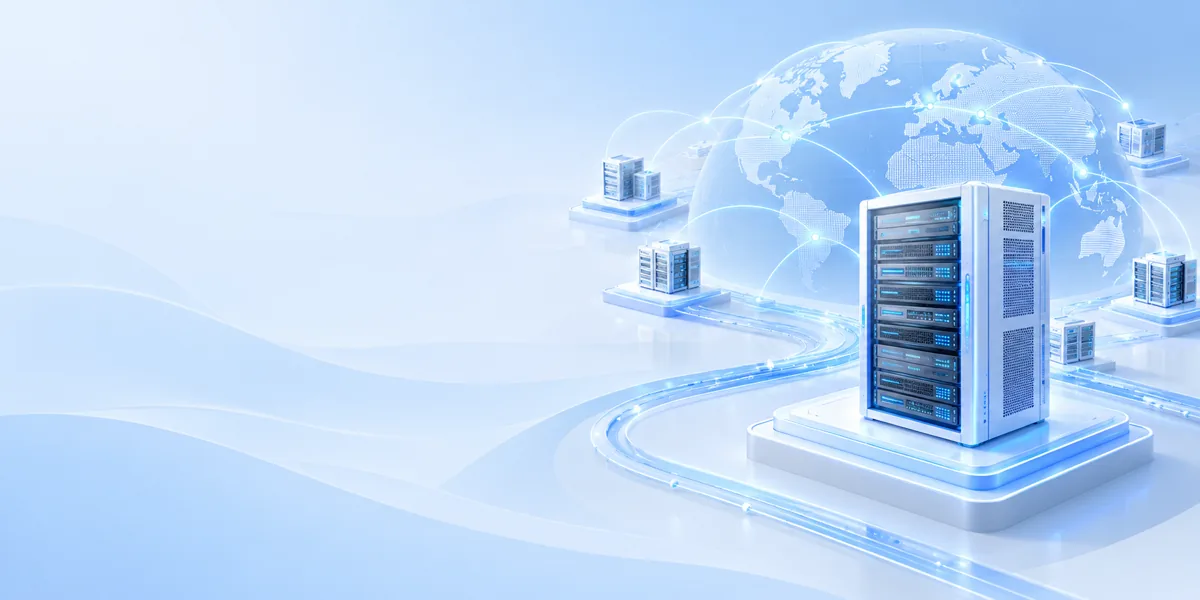 Server and global network connections